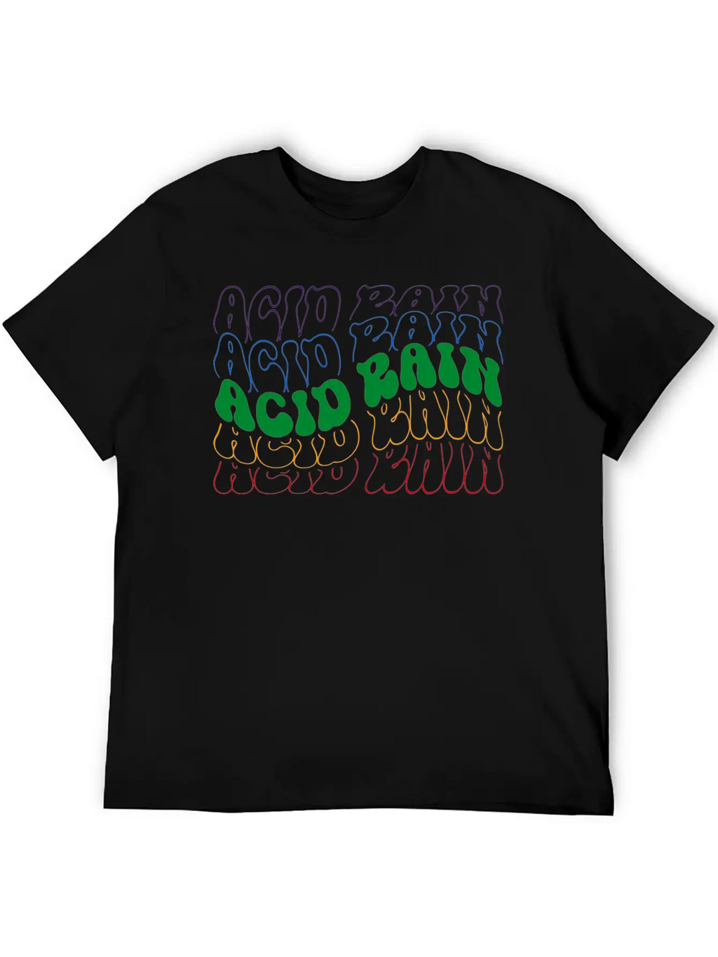 Acid Rain Unisex Short Sleeve Soft Cotton T-Shirt – Casual Everyday Wear