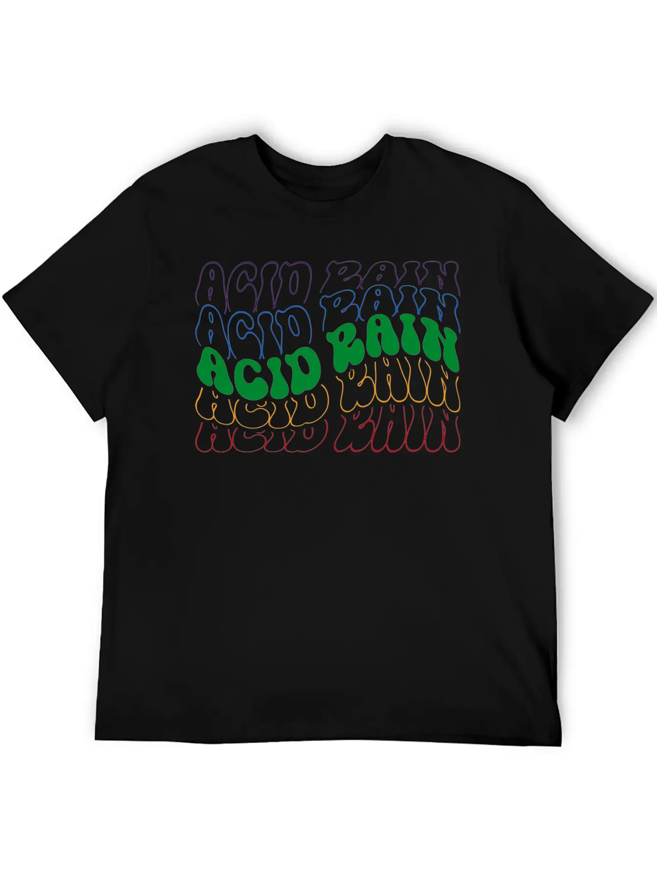 Acid Rain Unisex Short Sleeve Soft Cotton T-Shirt – Casual Everyday Wear