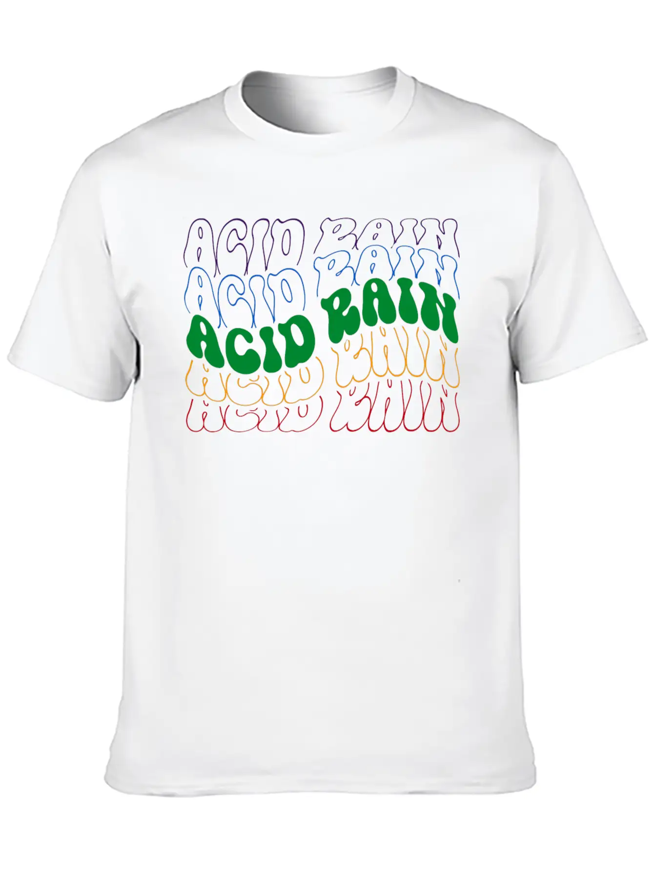 Acid Rain Unisex Short Sleeve Soft Cotton T-Shirt – Casual Everyday Wear