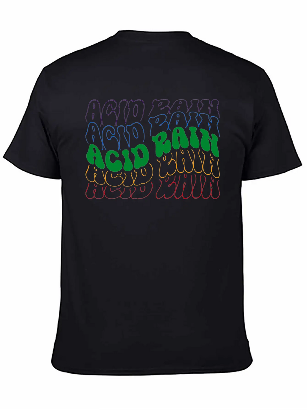 Acid Rain Unisex Short Sleeve Soft Cotton T-Shirt – Casual Everyday Wear