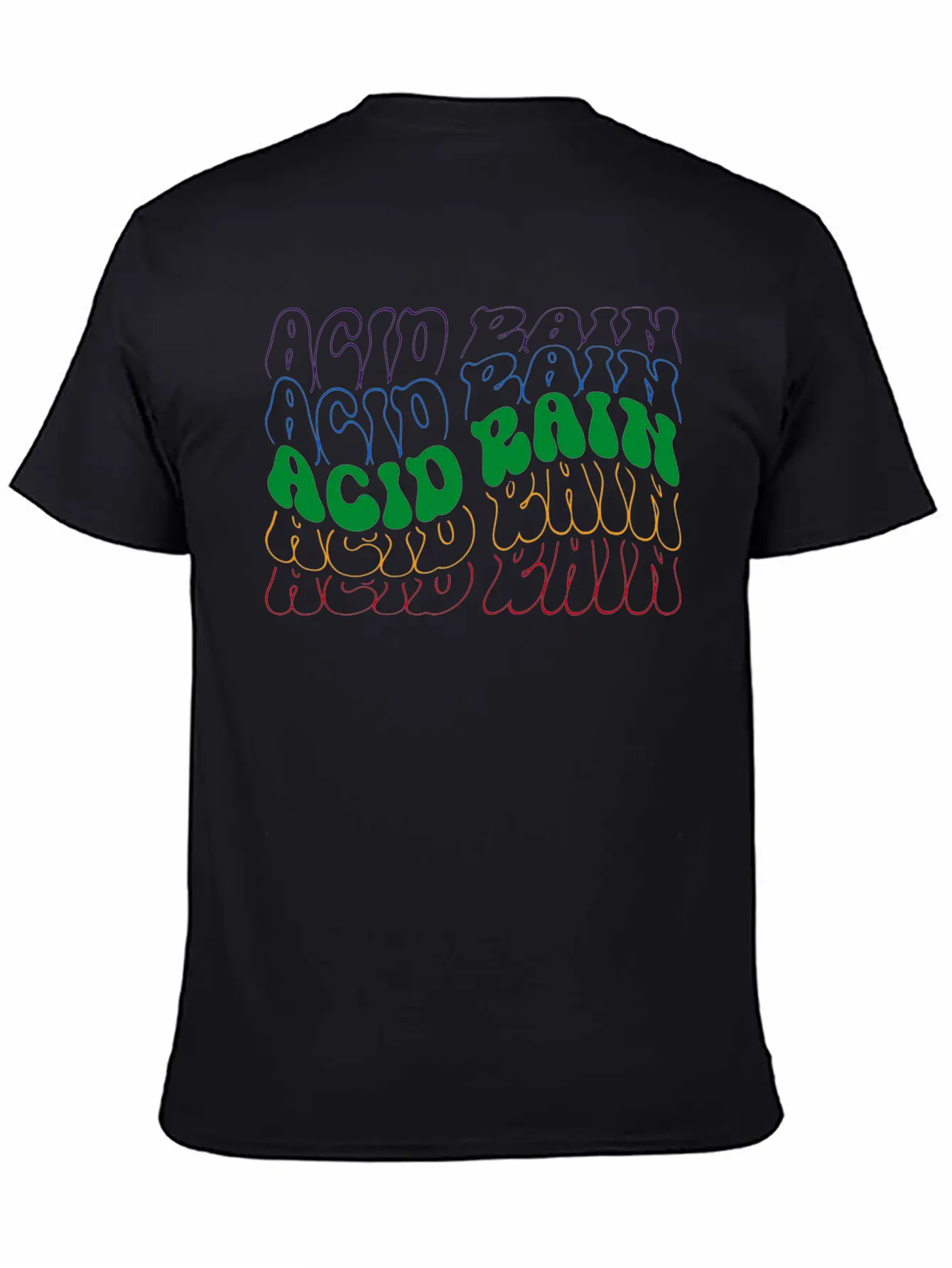 Acid Rain Unisex Short Sleeve Soft Cotton T-Shirt – Casual Everyday Wear