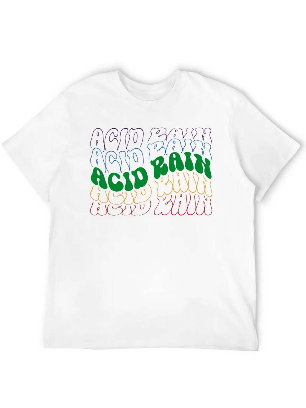 Acid Rain Unisex Short Sleeve Soft Cotton T-Shirt – Casual Everyday Wear