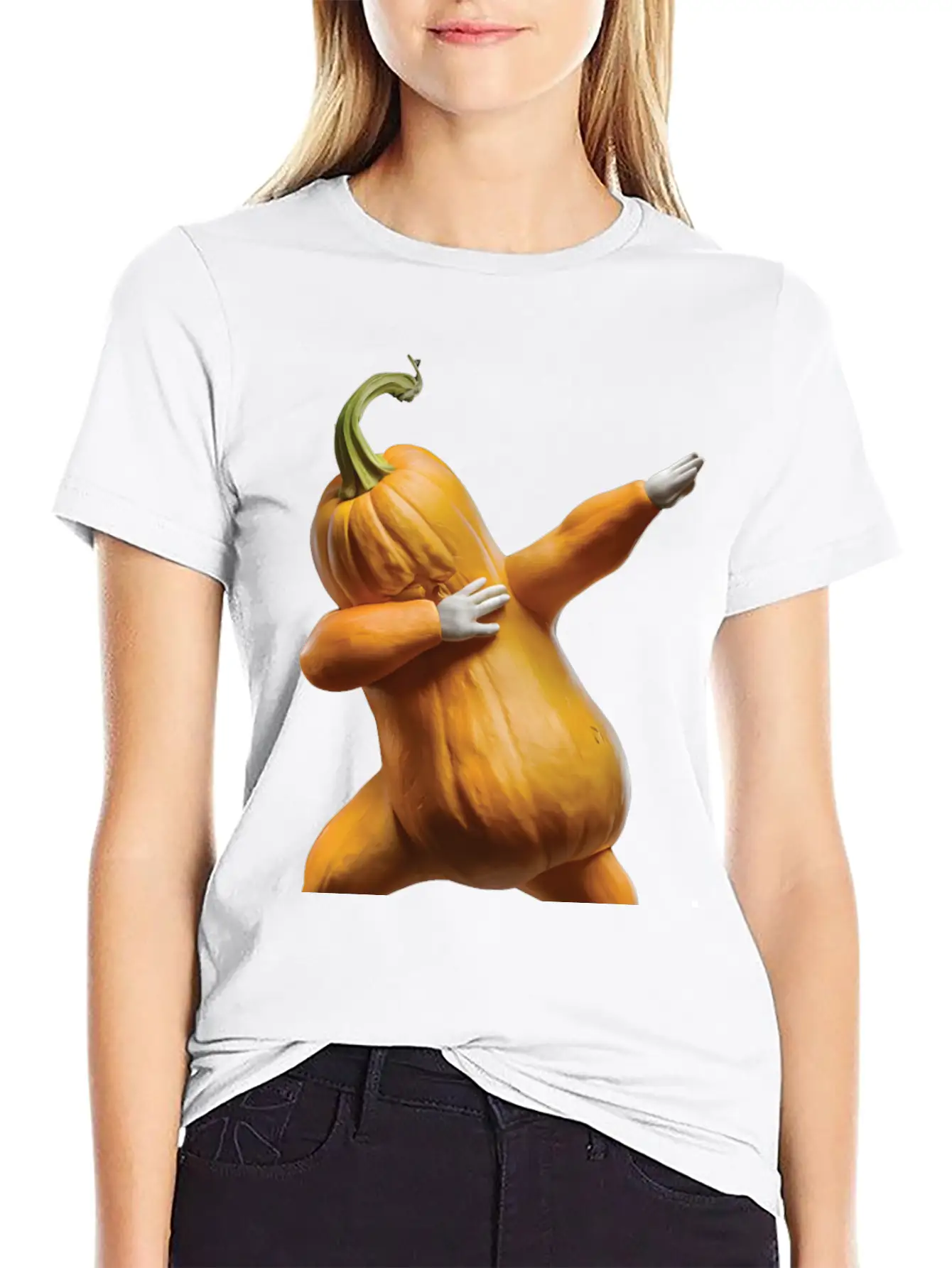 Acorn Squash Dabbing Unisex Casual T-Shirt – Clean Design For Daily Comfort