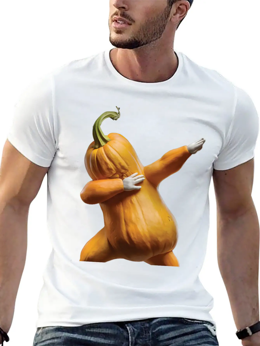 Acorn Squash Dabbing Unisex Casual T-Shirt – Clean Design For Daily Comfort