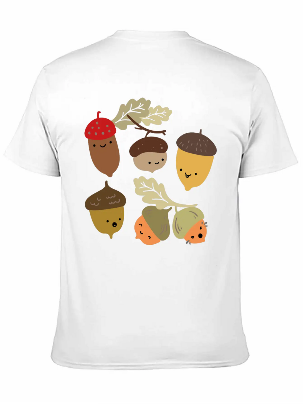 Acorns Stylish Everyday T-Shirt – Unisex Basic Cotton Tee
