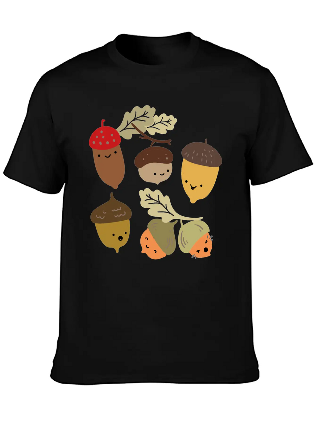 Acorns Stylish Everyday T-Shirt – Unisex Basic Cotton Tee
