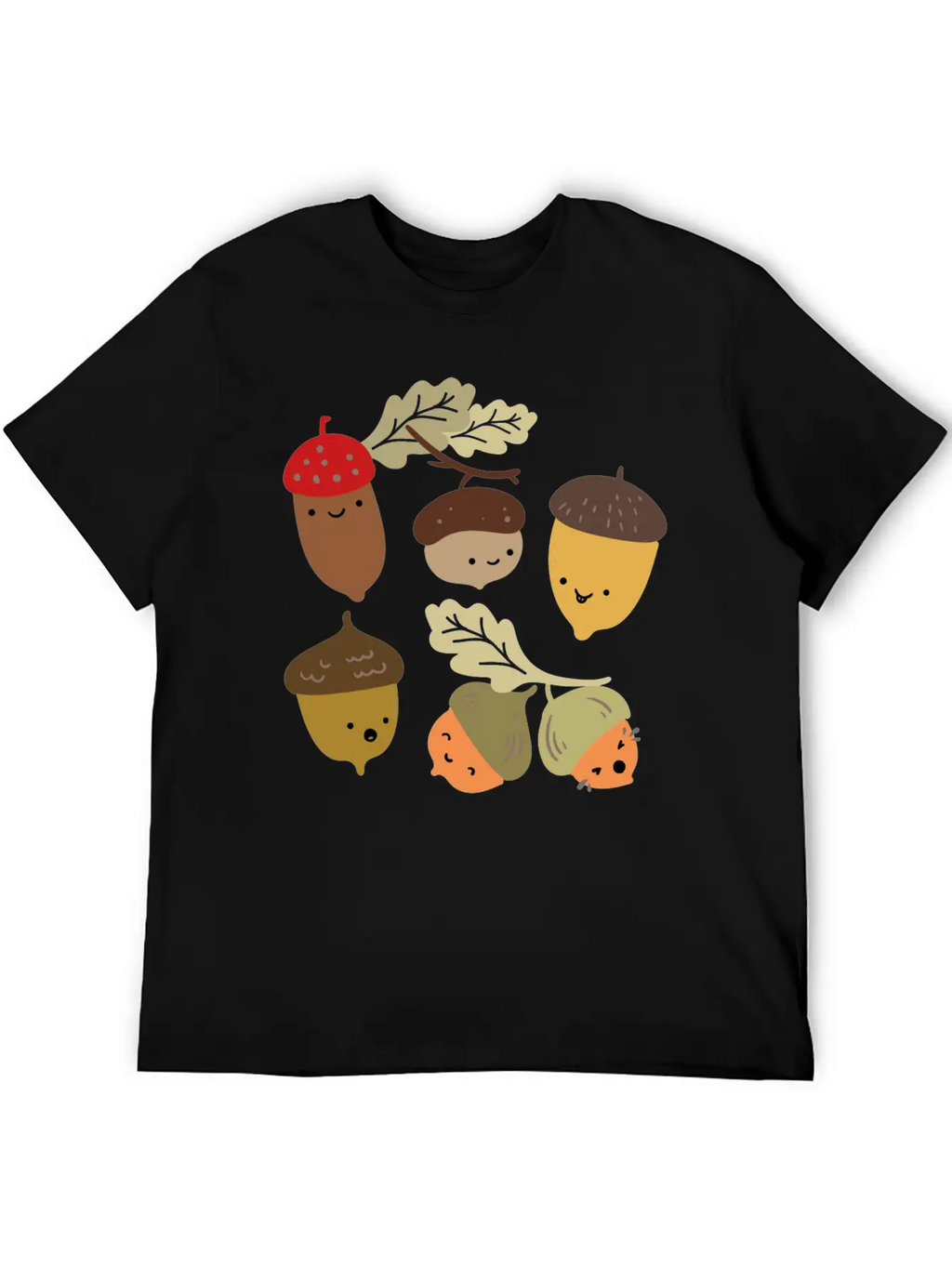 Acorns Stylish Everyday T-Shirt – Unisex Basic Cotton Tee