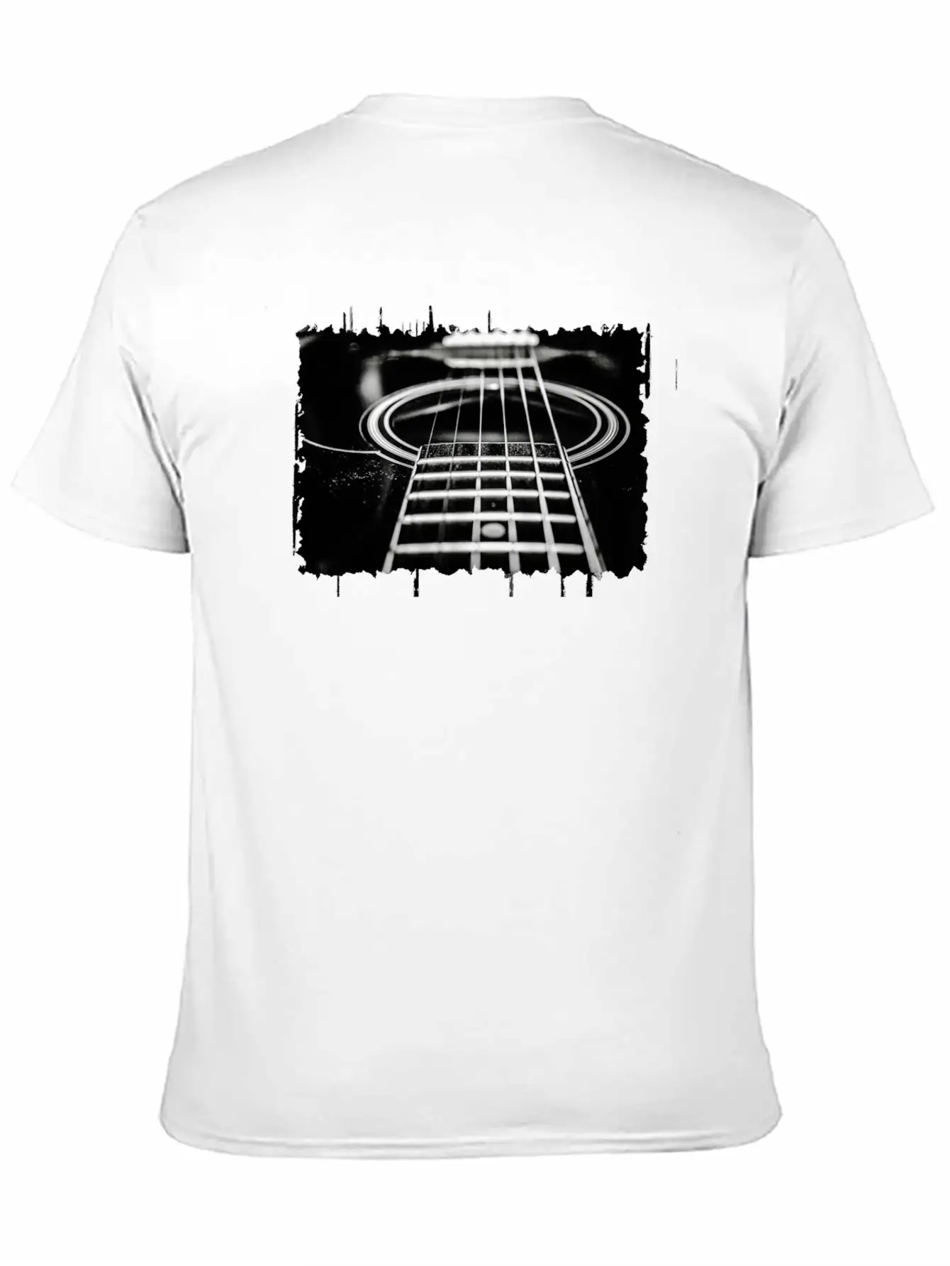 Acoustic Guitar Breathable Soft Cotton T-Shirt – Timeless Casual Look