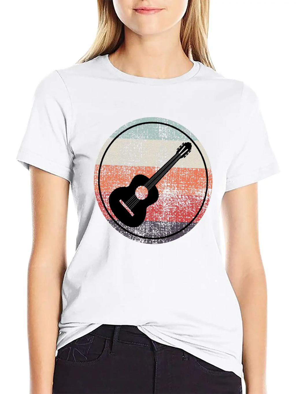 Acoustic Guitar Player Music Musician Guitarist Unisex Casual T-Shirt – Clean Design For Daily Comfort