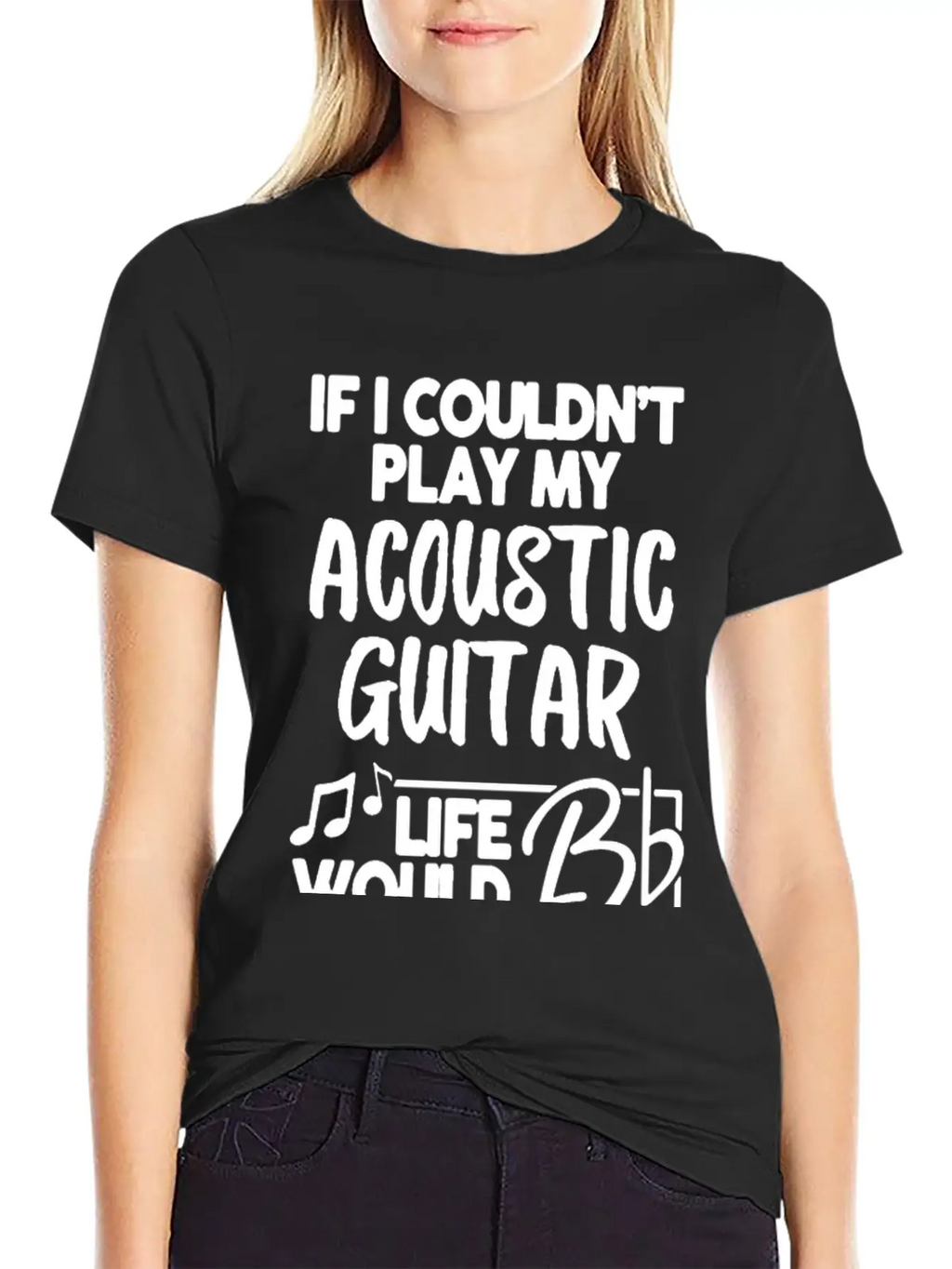 Acoustic Guitar Shirt Essential Cotton Tee For Daily Outfits – Unisex Style