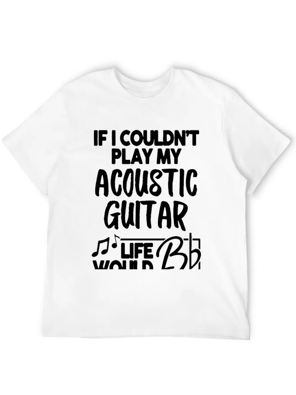 Acoustic Guitar Shirt Essential Cotton Tee For Daily Outfits – Unisex Style