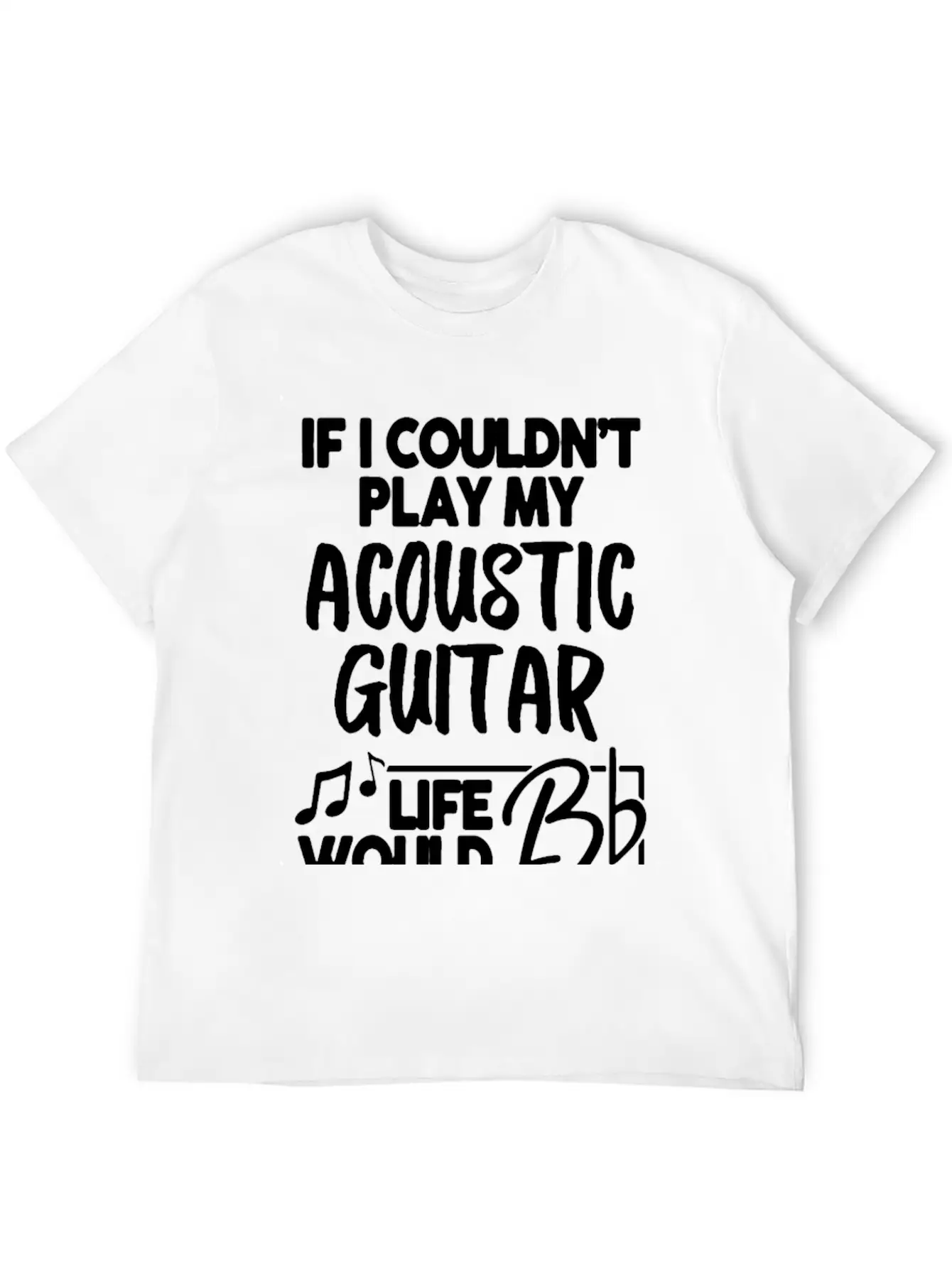 Acoustic Guitar Shirt Essential Cotton Tee For Daily Outfits – Unisex Style