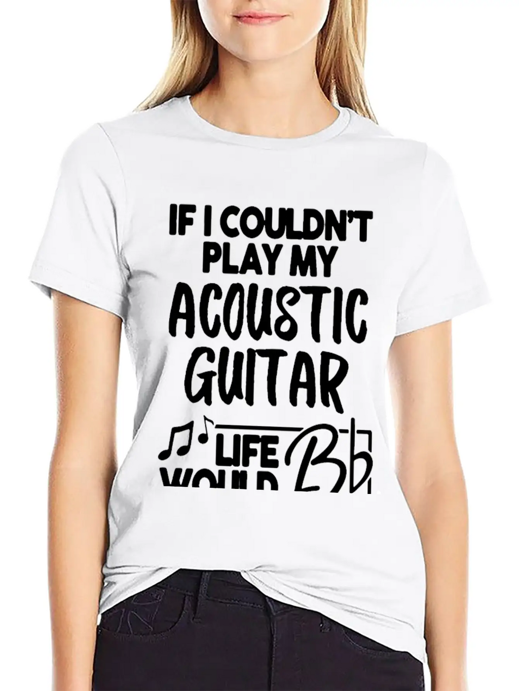 Acoustic Guitar Shirt Essential Cotton Tee For Daily Outfits – Unisex Style