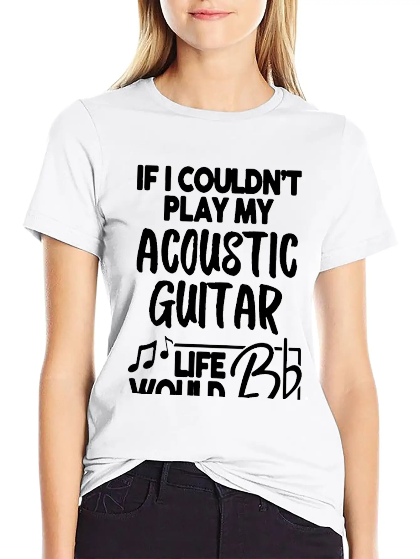 Acoustic Guitar Shirt Essential Cotton Tee For Daily Outfits – Unisex Style
