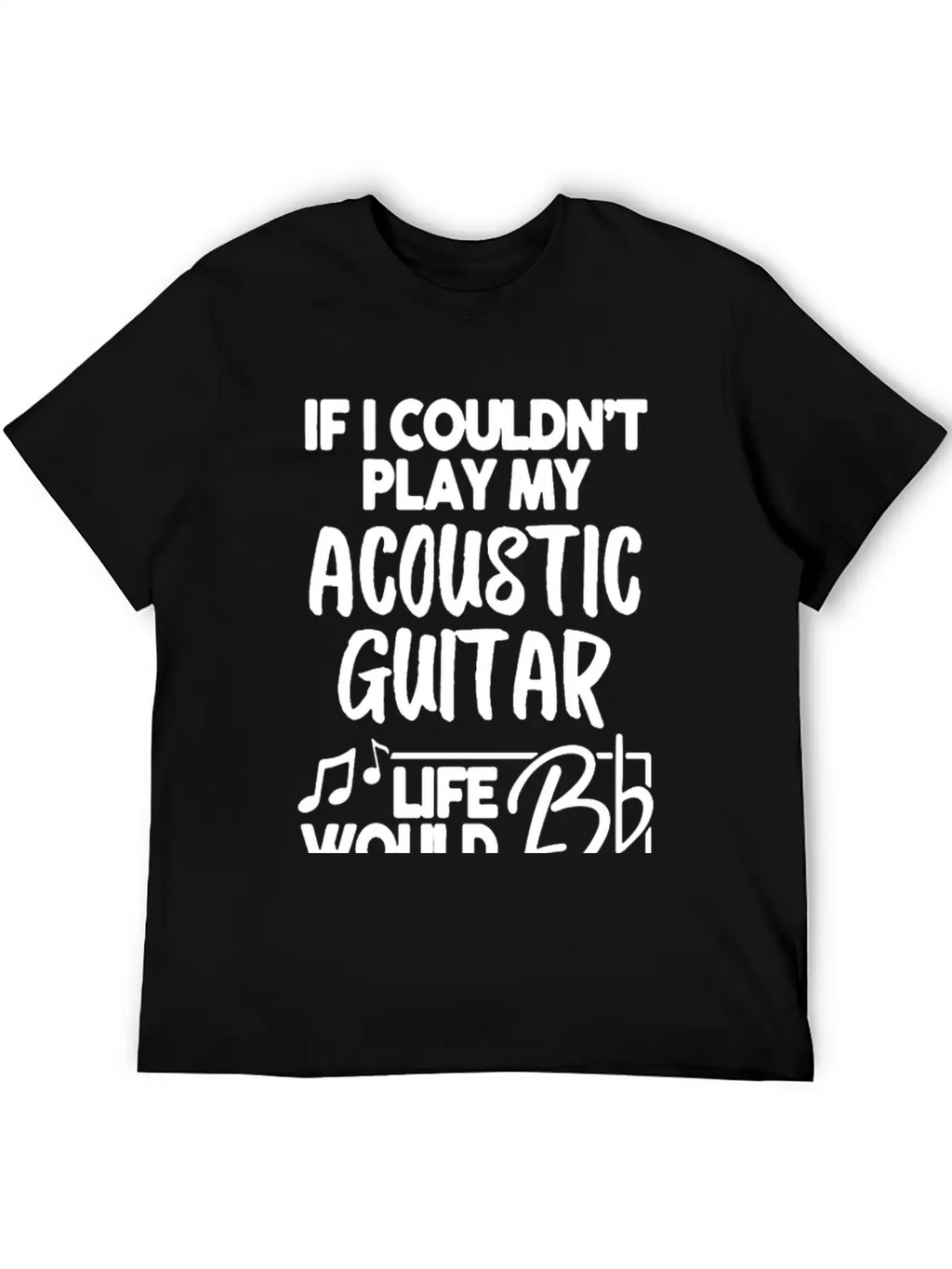 Acoustic Guitar Shirt Essential Cotton Tee For Daily Outfits – Unisex Style