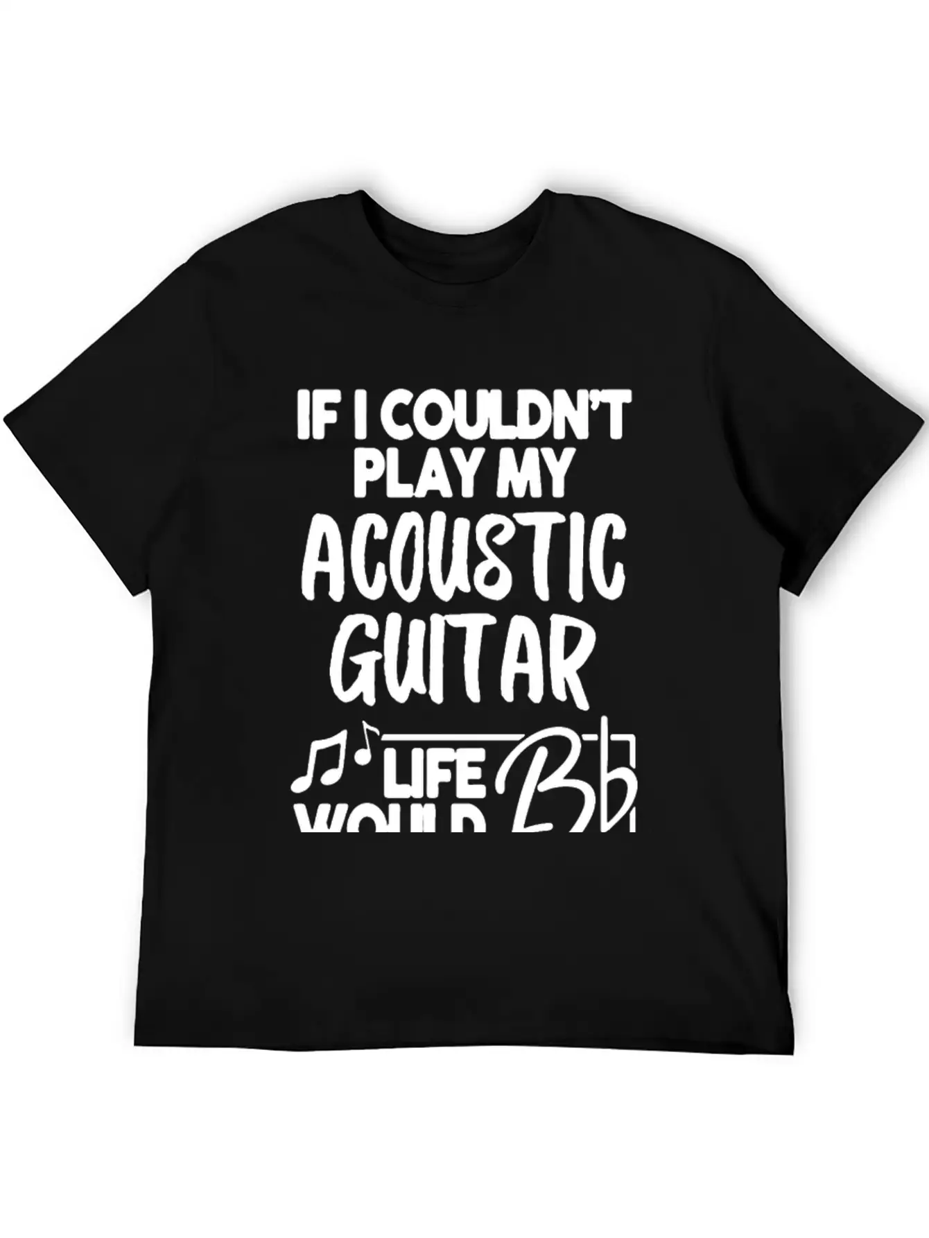 Acoustic Guitar Shirt Essential Cotton Tee For Daily Outfits – Unisex Style