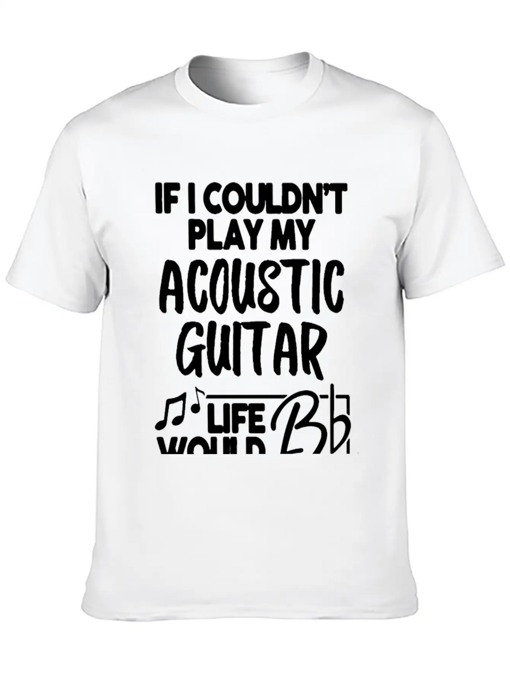 Acoustic Guitar Shirt Essential Cotton Tee For Daily Outfits – Unisex Style