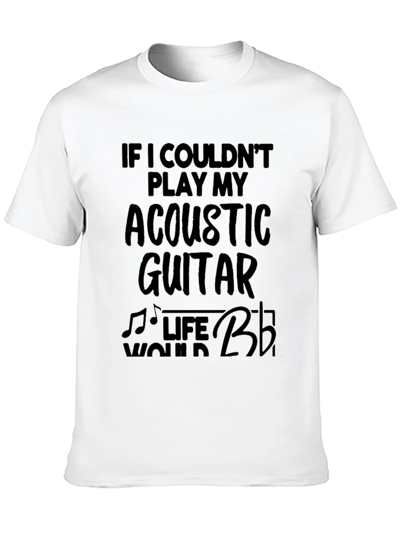 Acoustic Guitar Shirt Essential Cotton Tee For Daily Outfits – Unisex Style