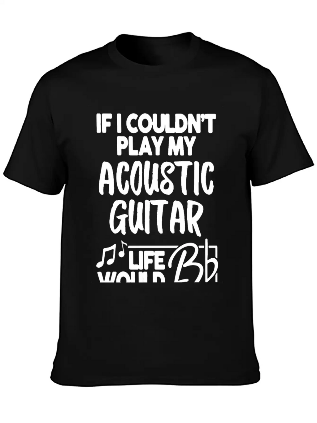 Acoustic Guitar Shirt Essential Cotton Tee For Daily Outfits – Unisex Style