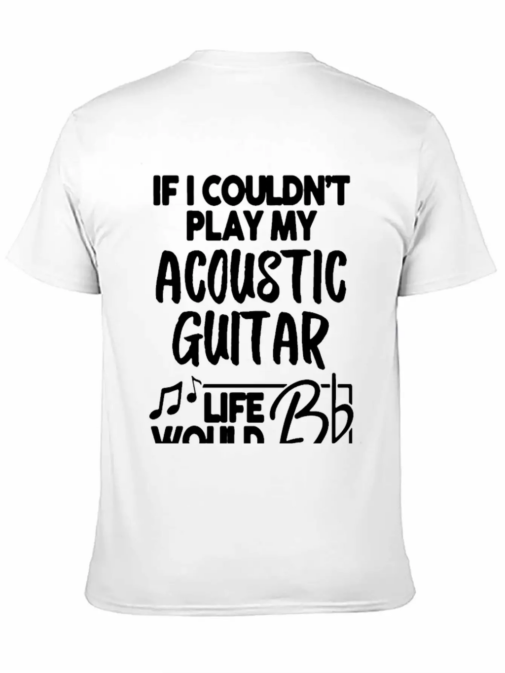 Acoustic Guitar Shirt Essential Cotton Tee For Daily Outfits – Unisex Style