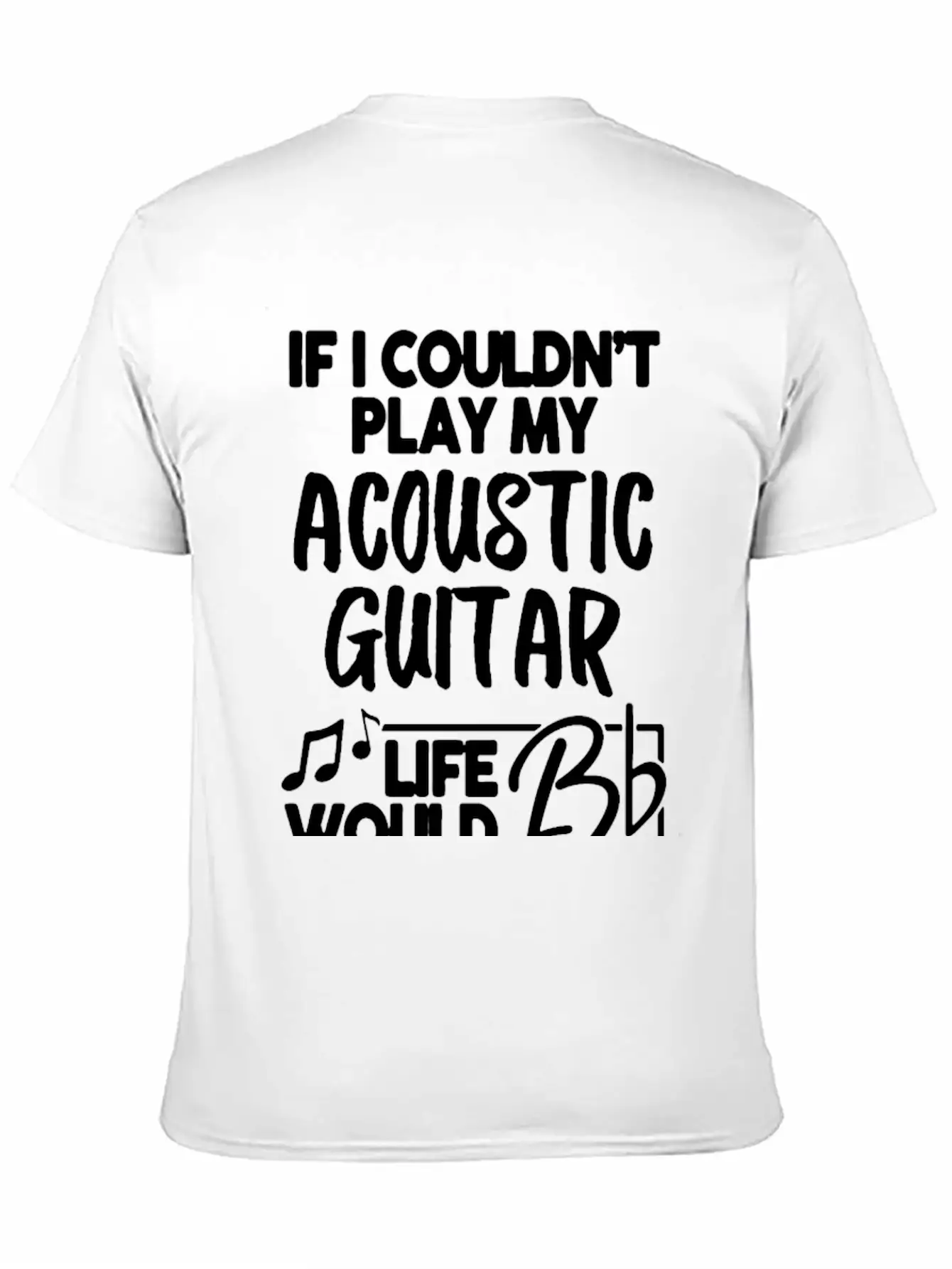 Acoustic Guitar Shirt Essential Cotton Tee For Daily Outfits – Unisex Style