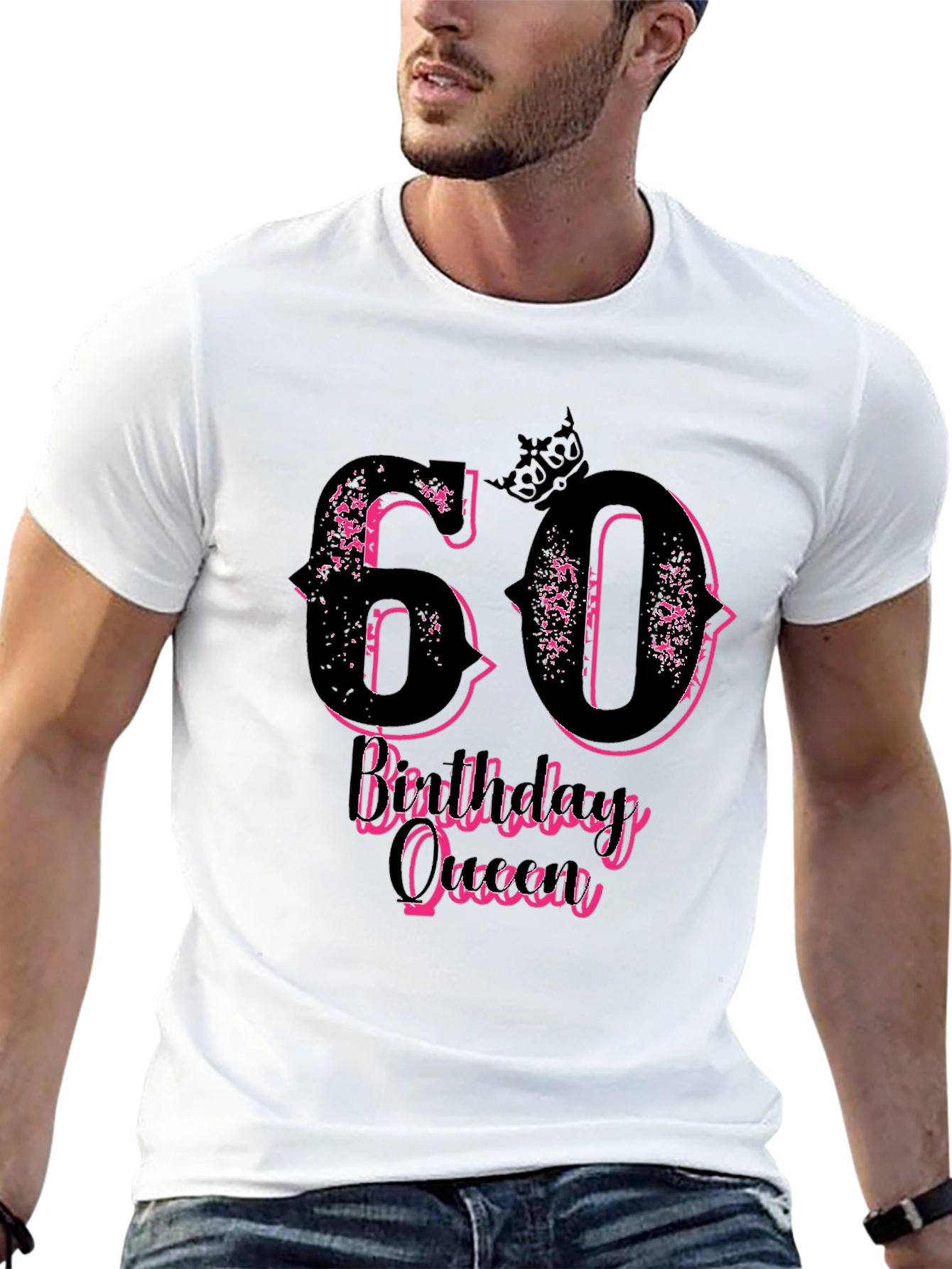 60th Birthday Queen T-Shirt - Stylish & Fun!