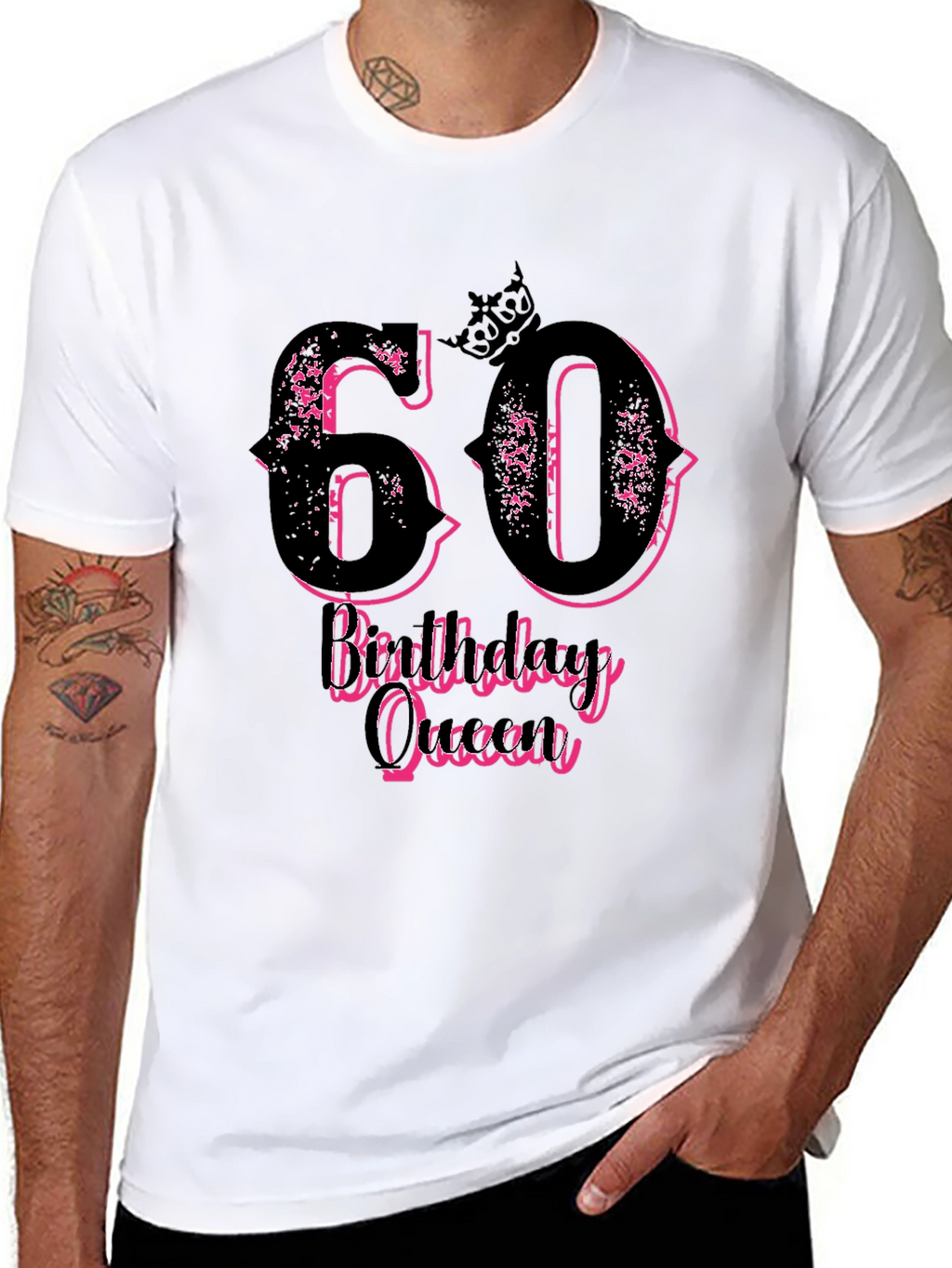 60th Birthday Queen T-Shirt - Stylish & Fun!