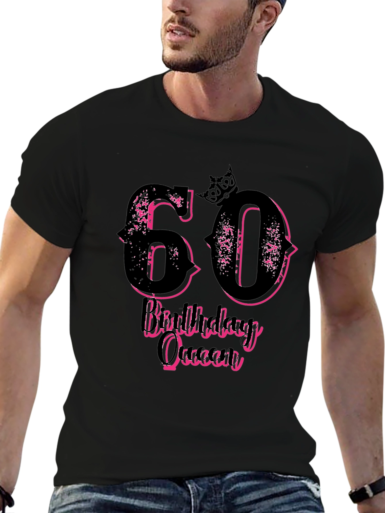 60th Birthday Queen T-Shirt - Stylish & Fun!