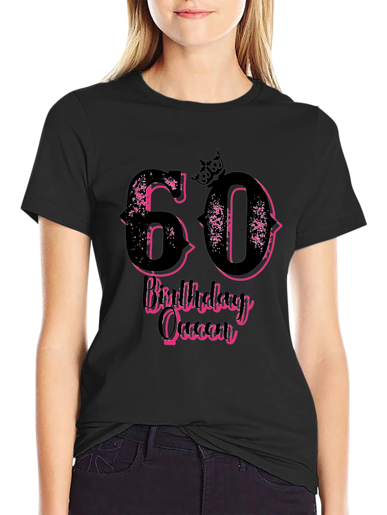 60th Birthday Queen T-Shirt - Stylish & Fun!