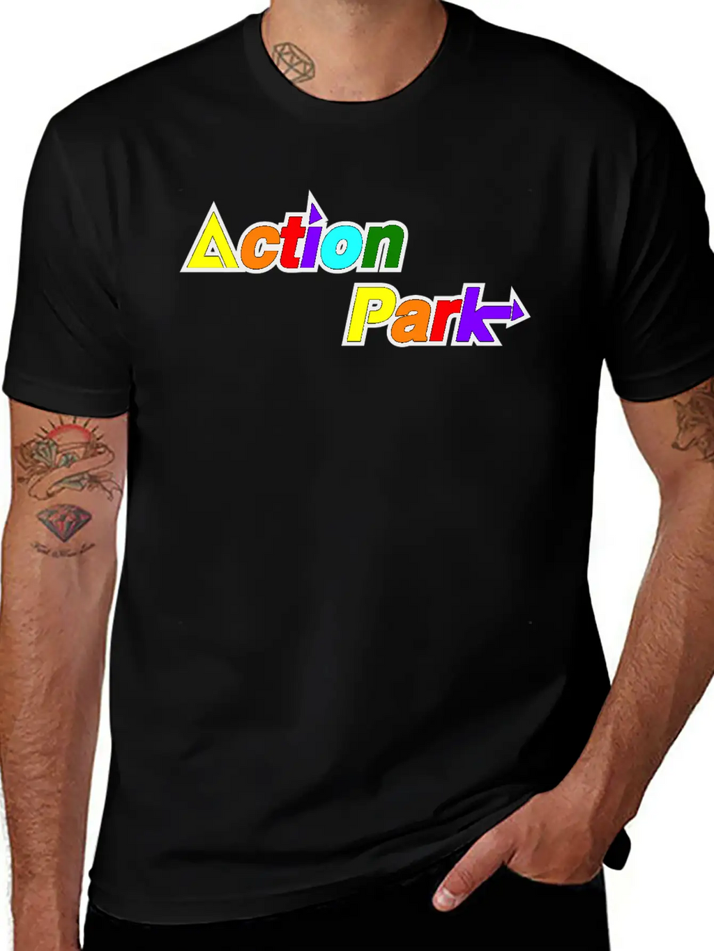 Action Park Unisex Casual T-Shirt – Clean Design For Daily Comfort