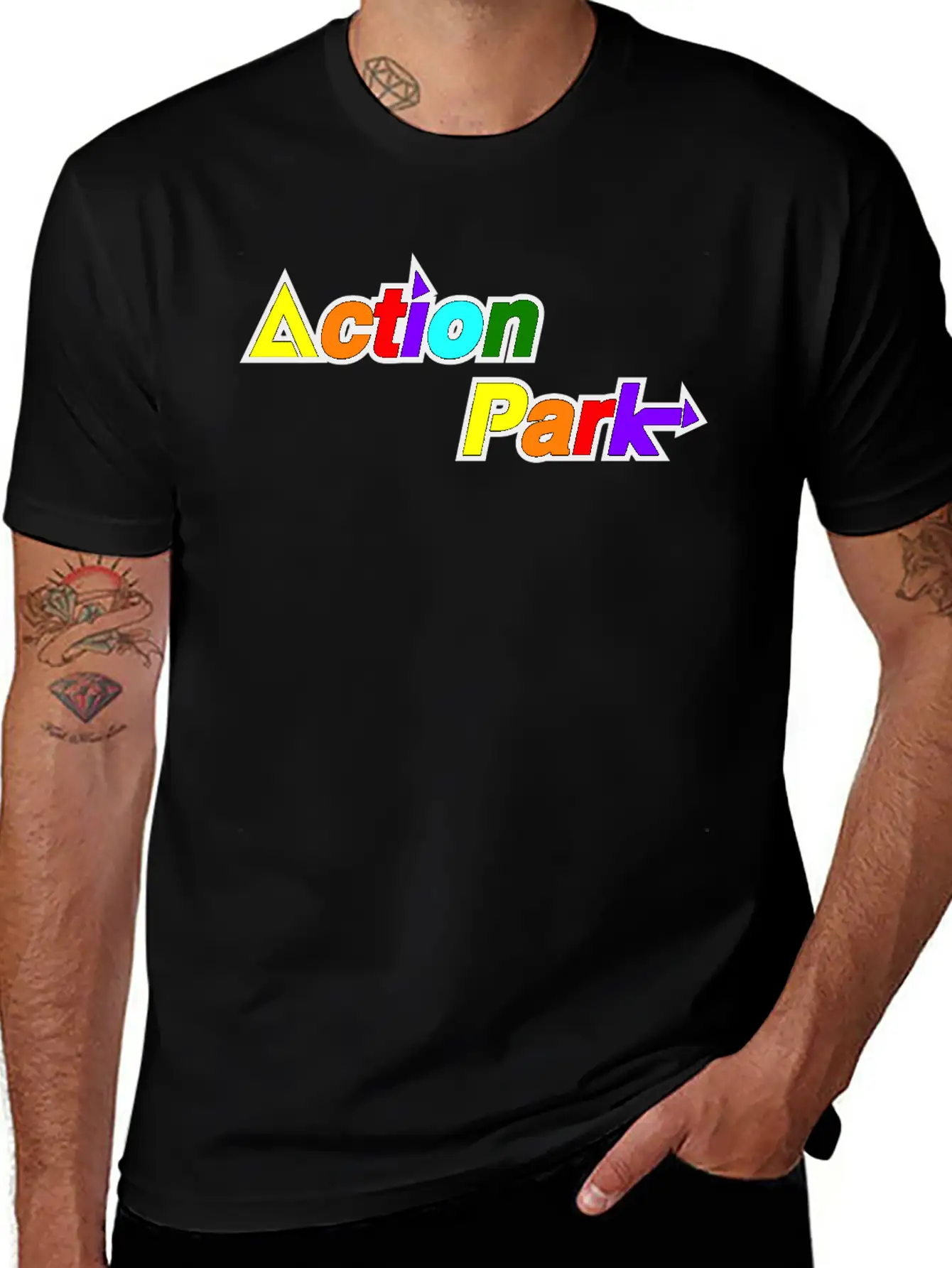 Action Park Unisex Casual T-Shirt – Clean Design For Daily Comfort