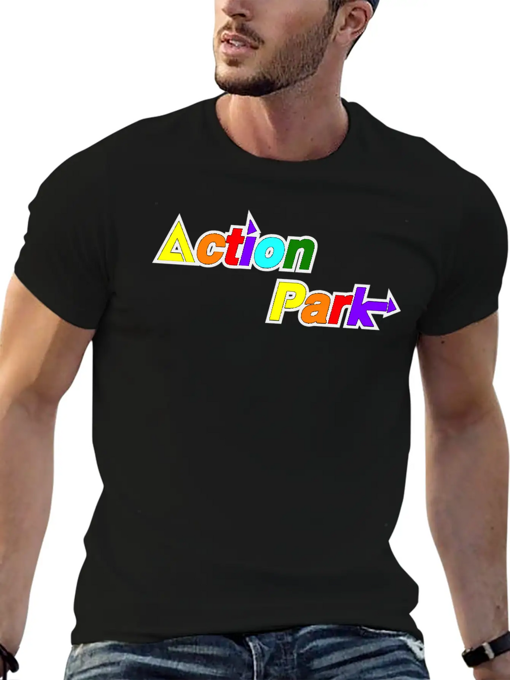 Action Park Unisex Casual T-Shirt – Clean Design For Daily Comfort