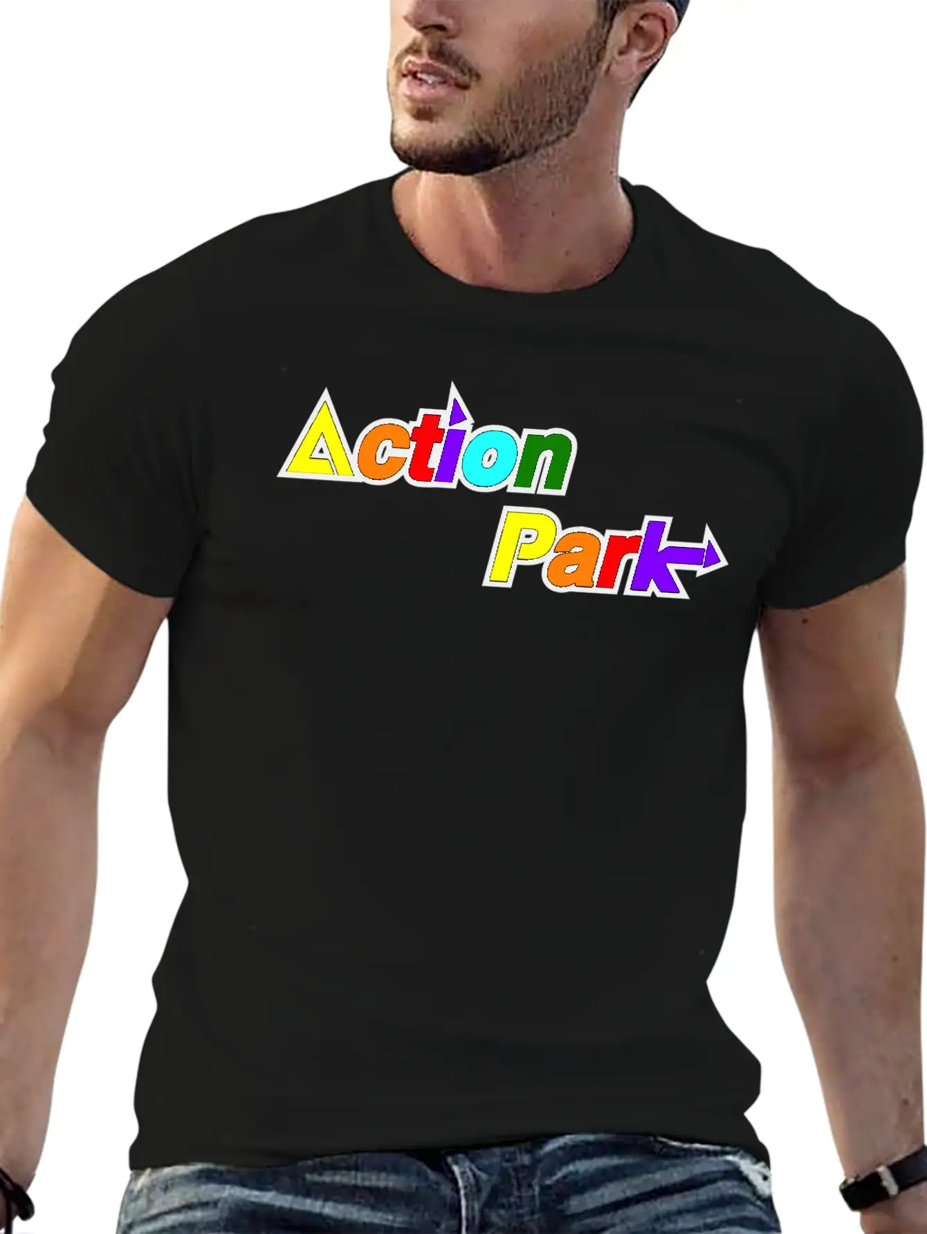 Action Park Unisex Casual T-Shirt – Clean Design For Daily Comfort