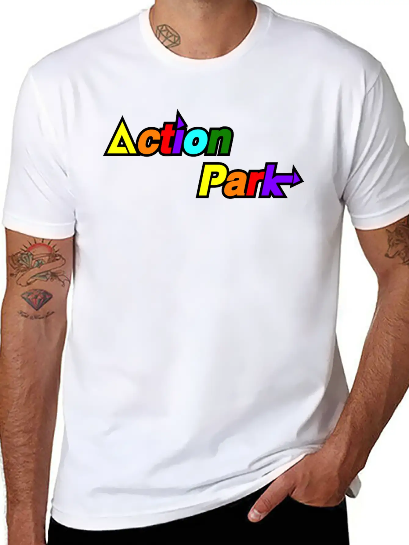 Action Park Unisex Casual T-Shirt – Clean Design For Daily Comfort