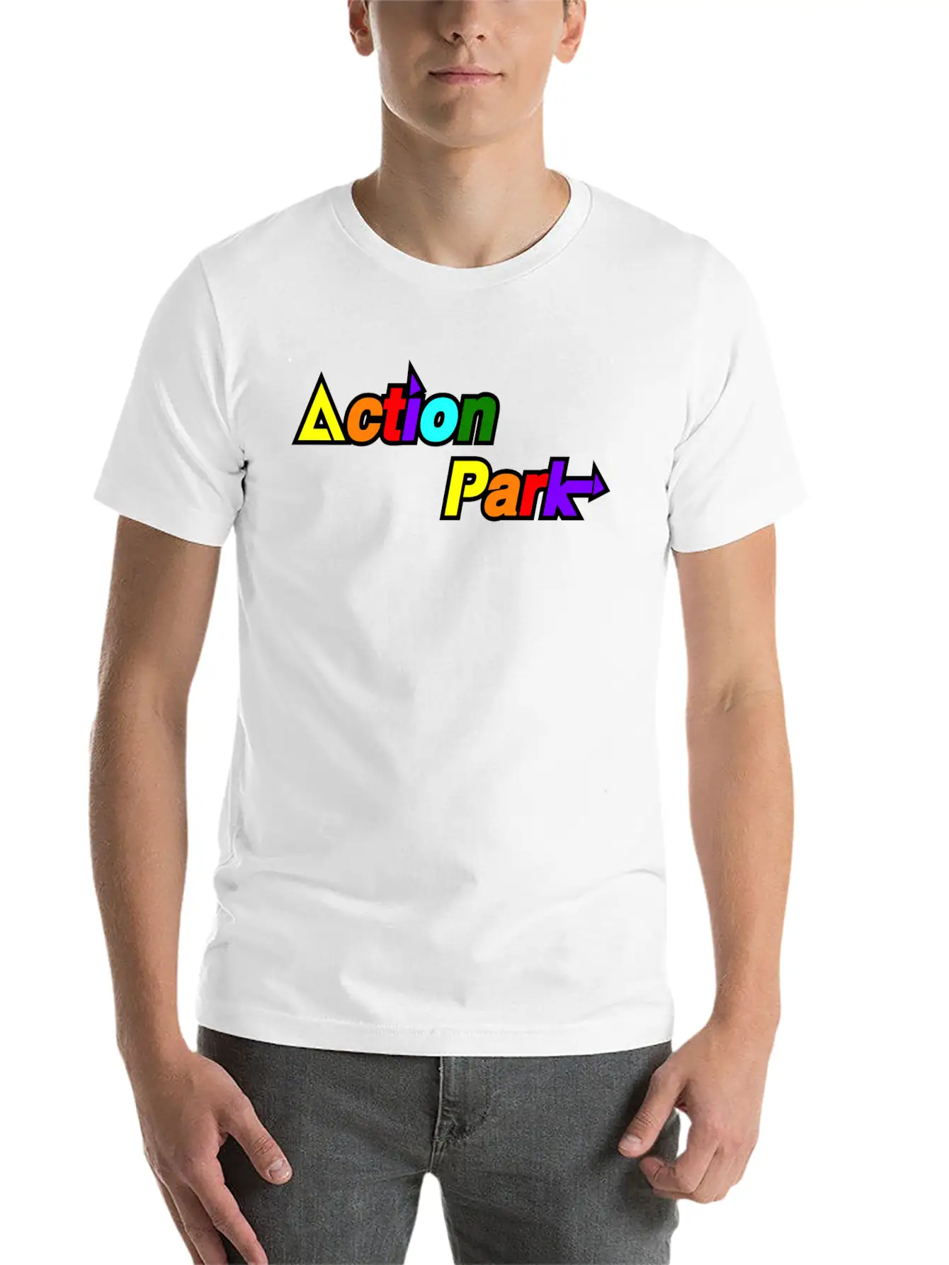 Action Park Unisex Casual T-Shirt – Clean Design For Daily Comfort