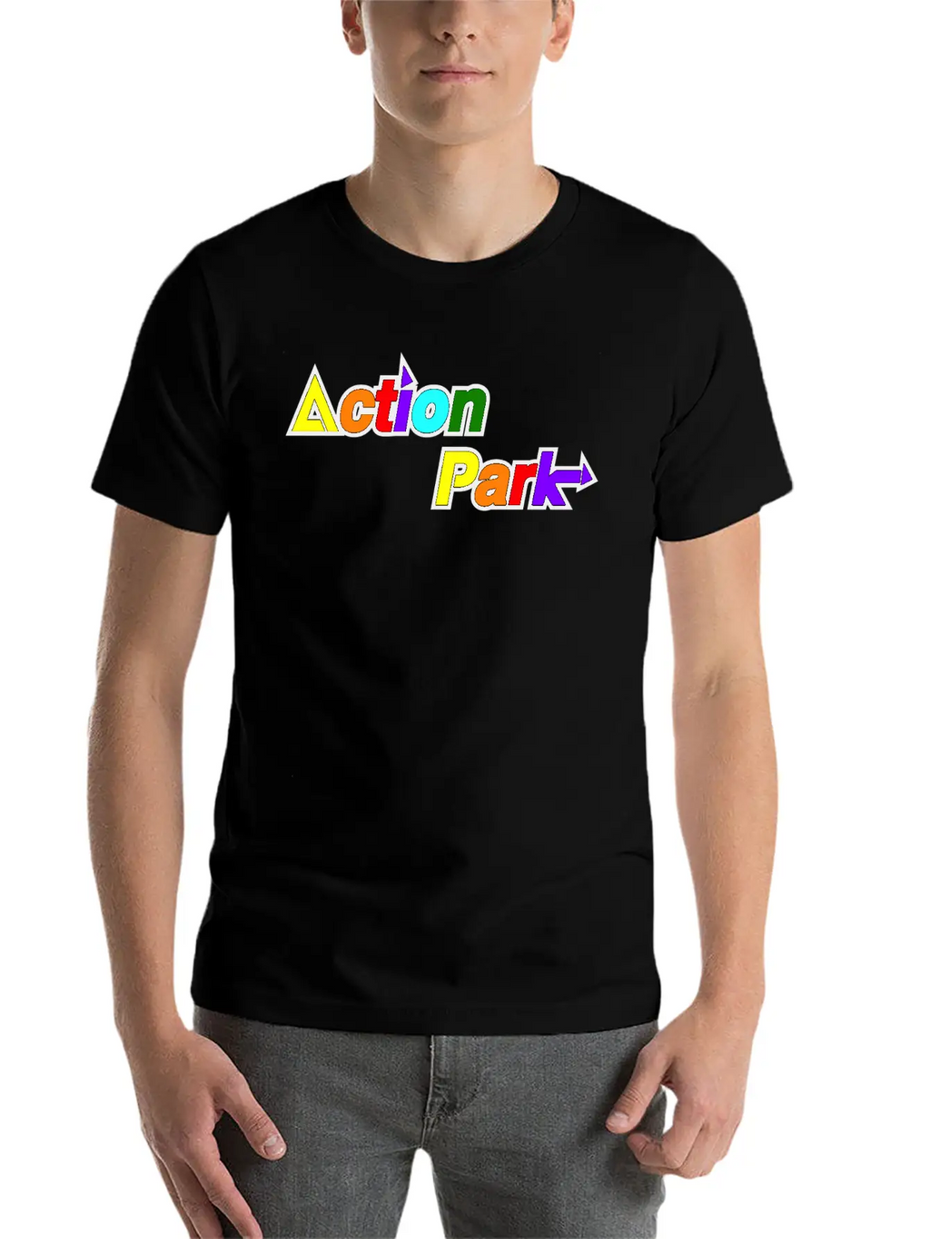 Action Park Unisex Casual T-Shirt – Clean Design For Daily Comfort