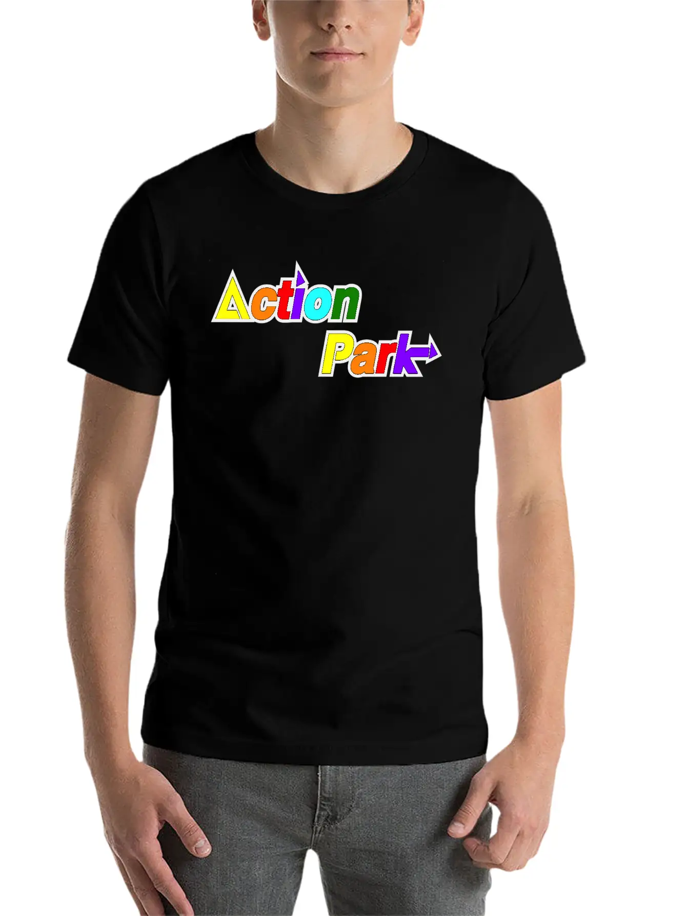 Action Park Unisex Casual T-Shirt – Clean Design For Daily Comfort