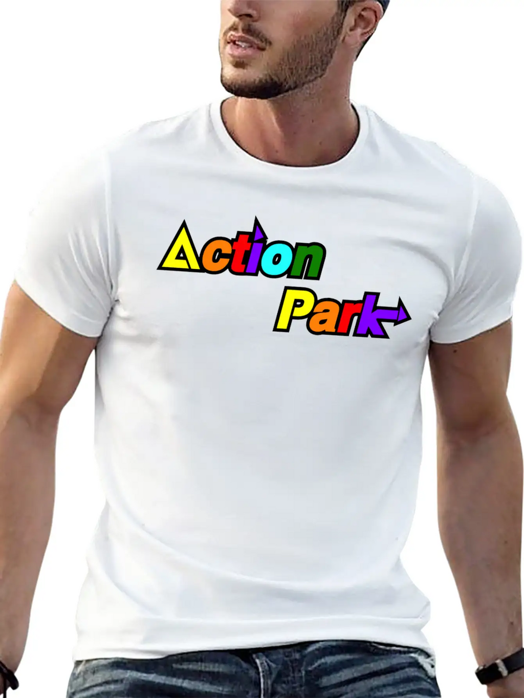Action Park Unisex Casual T-Shirt – Clean Design For Daily Comfort