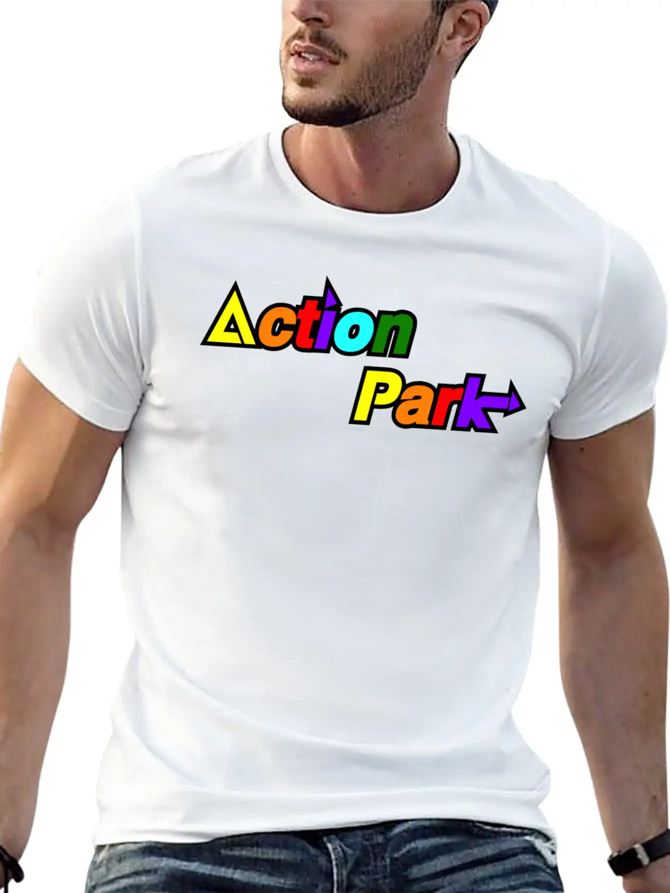 Action Park Unisex Casual T-Shirt – Clean Design For Daily Comfort