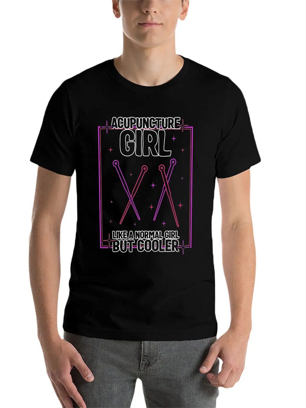 Acupuncture Girl Retro Shirt, Needle Women Essential Cotton Tee For Daily Outfits – Unisex Style