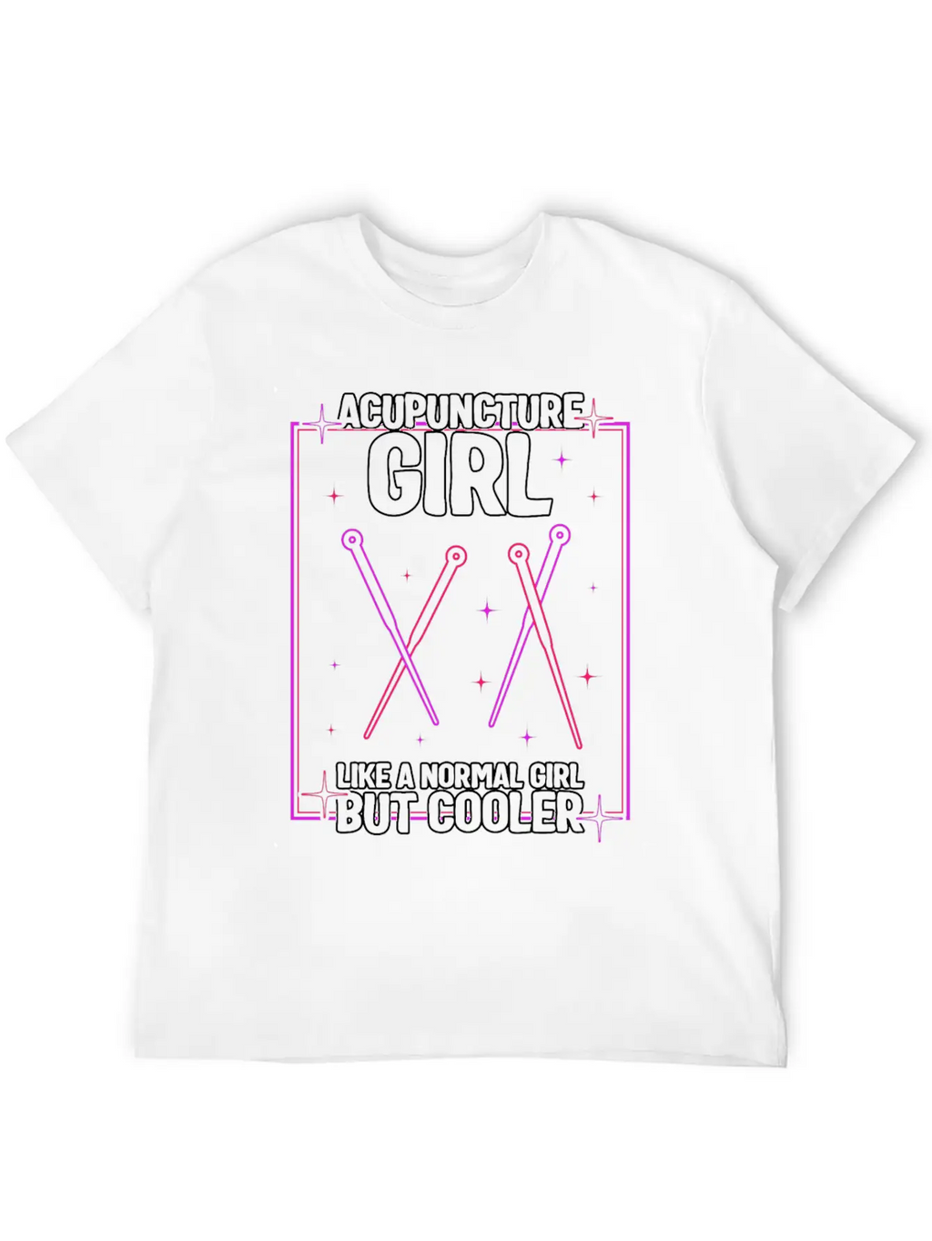 Acupuncture Girl Retro Shirt, Needle Women Essential Cotton Tee For Daily Outfits – Unisex Style