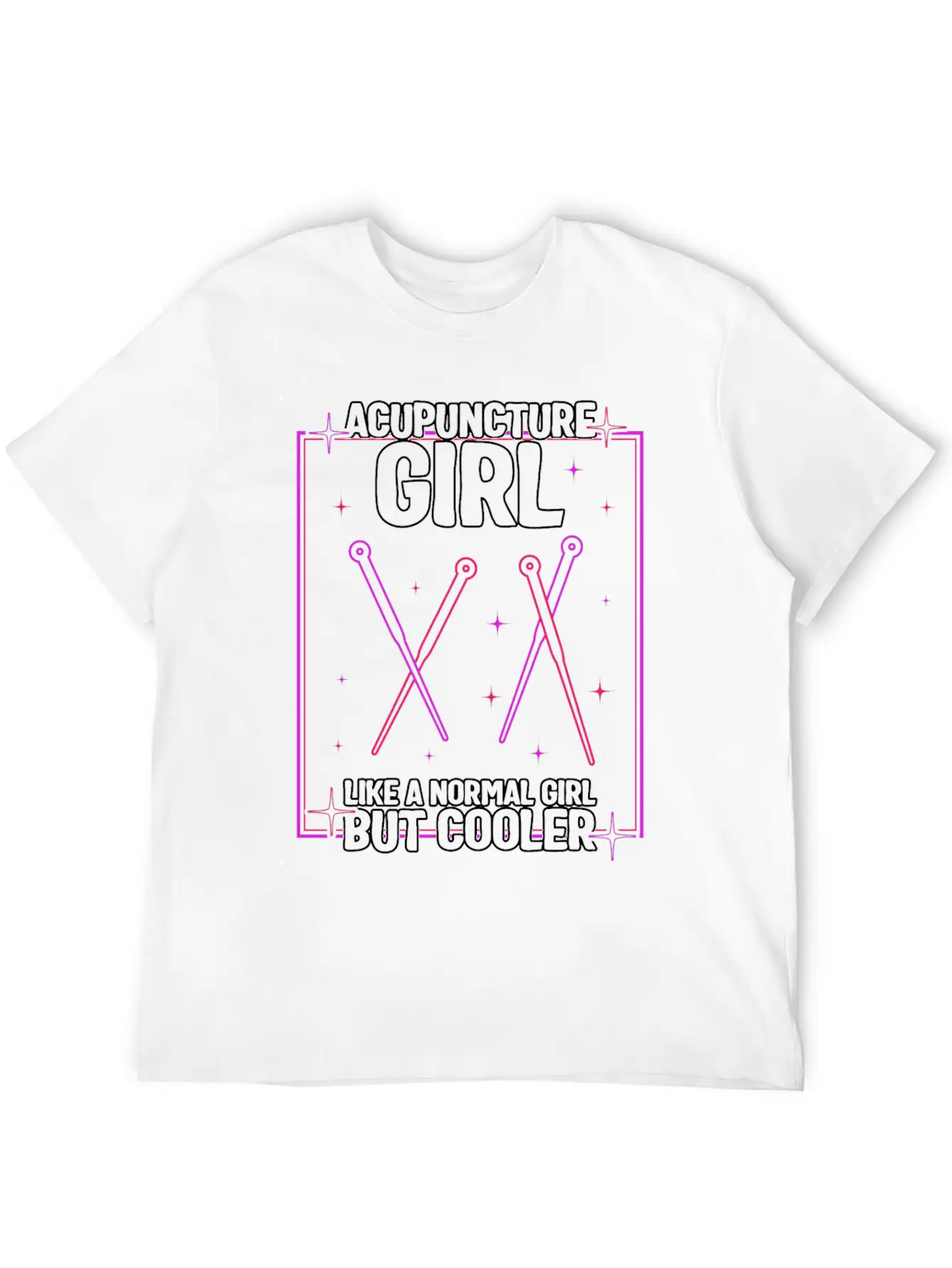 Acupuncture Girl Retro Shirt, Needle Women Essential Cotton Tee For Daily Outfits – Unisex Style