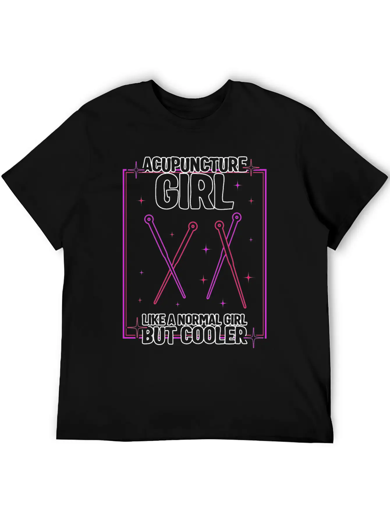 Acupuncture Girl Retro Shirt, Needle Women Essential Cotton Tee For Daily Outfits – Unisex Style
