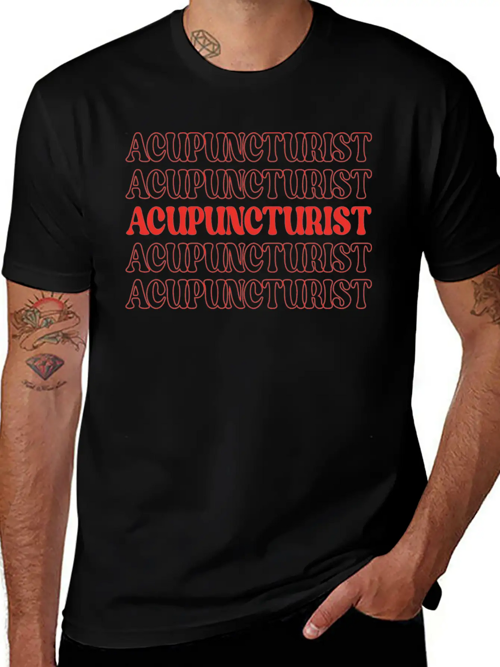 Acupuncturist Acupressure Masseur Masseuse Unisex Casual T-Shirt – Clean Design For Daily Comfort