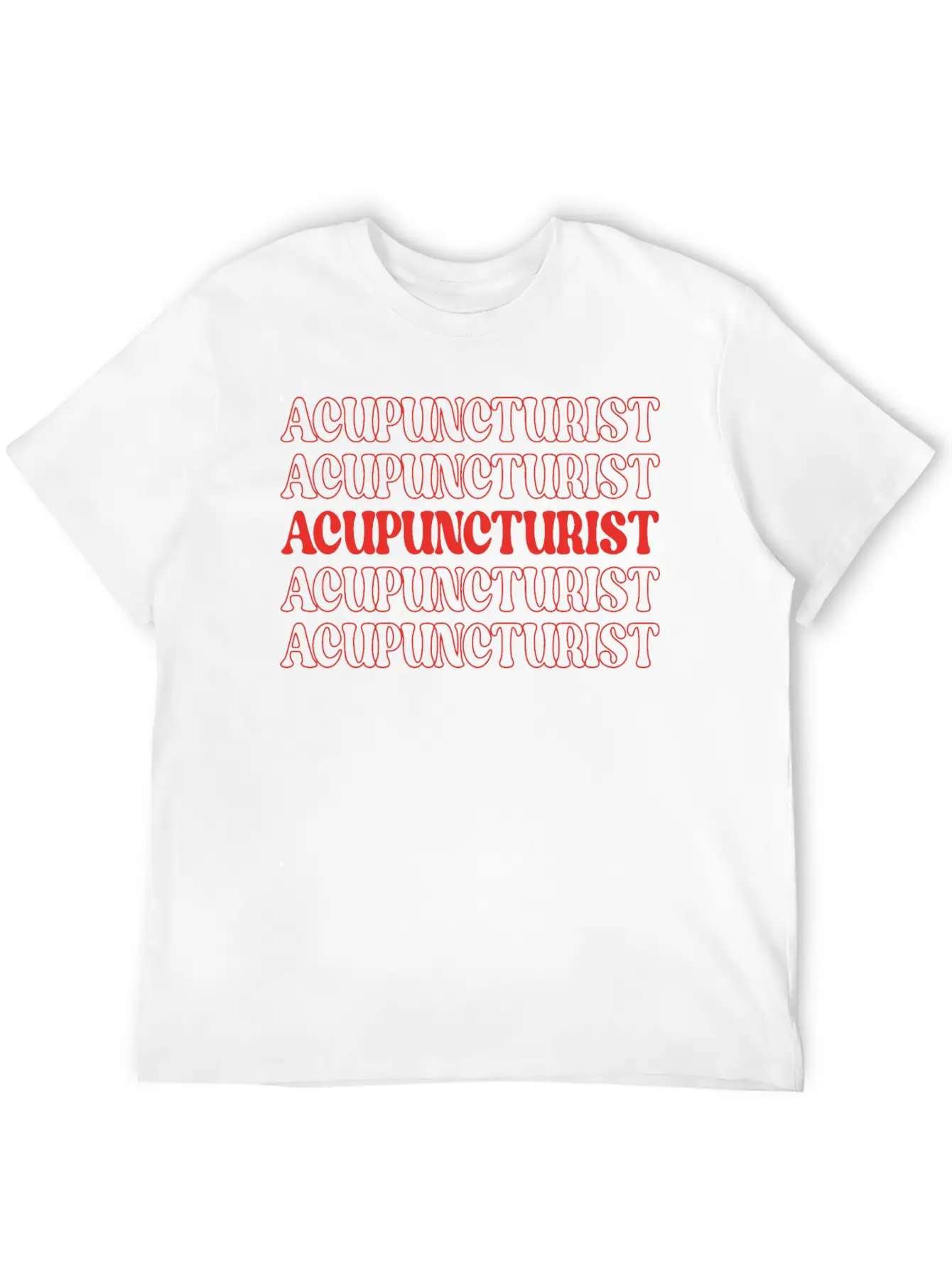 Acupuncturist Acupressure Masseur Masseuse Unisex Casual T-Shirt – Clean Design For Daily Comfort
