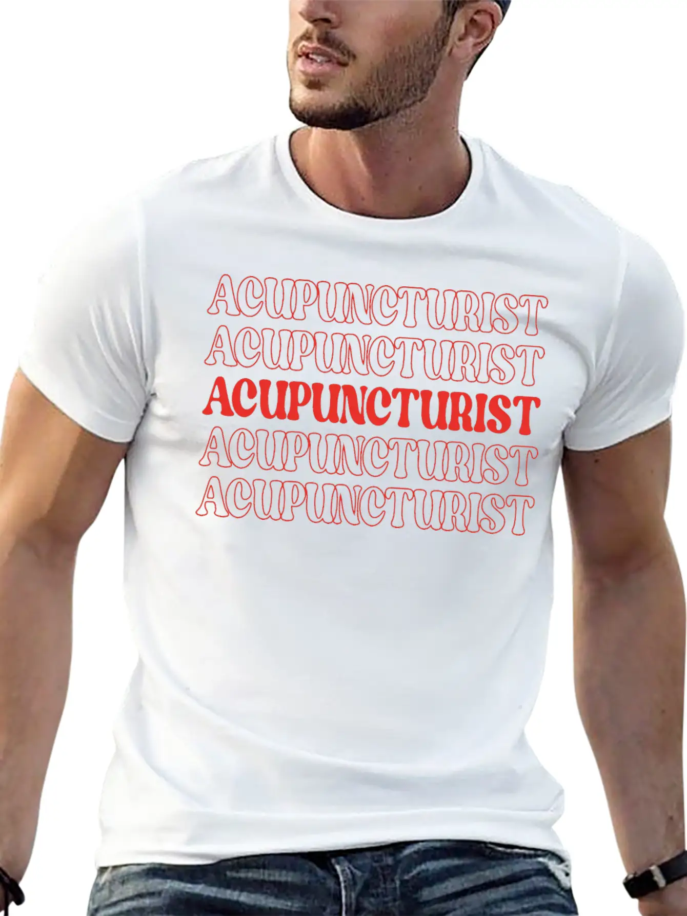 Acupuncturist Acupressure Masseur Masseuse Unisex Casual T-Shirt – Clean Design For Daily Comfort