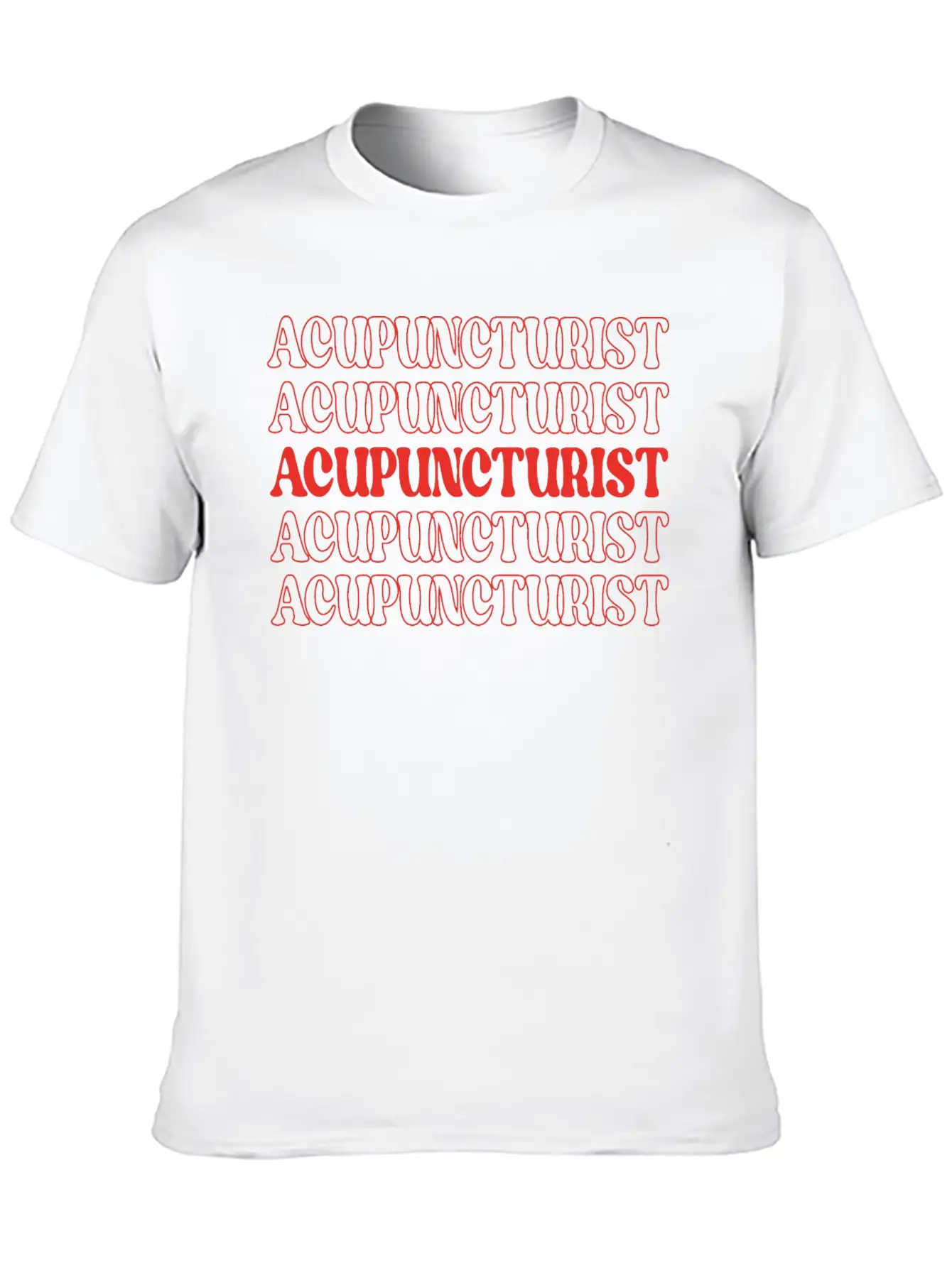 Acupuncturist Acupressure Masseur Masseuse Unisex Casual T-Shirt – Clean Design For Daily Comfort