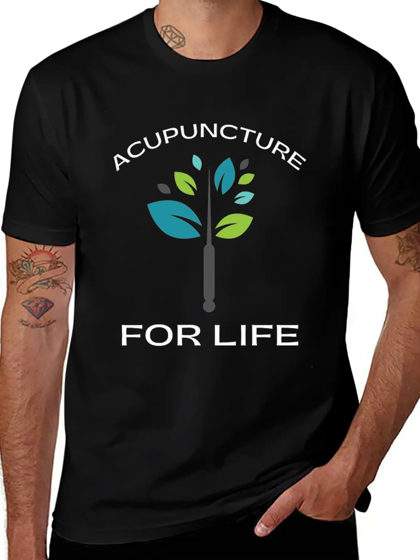 Acupuncturist Acupuncture Alternative Medicine Breathable Soft Cotton T-Shirt – Timeless Casual Look
