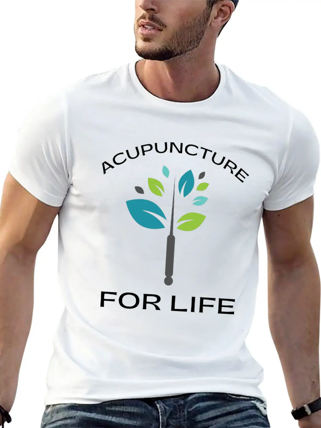 Acupuncturist Acupuncture Alternative Medicine Breathable Soft Cotton T-Shirt – Timeless Casual Look