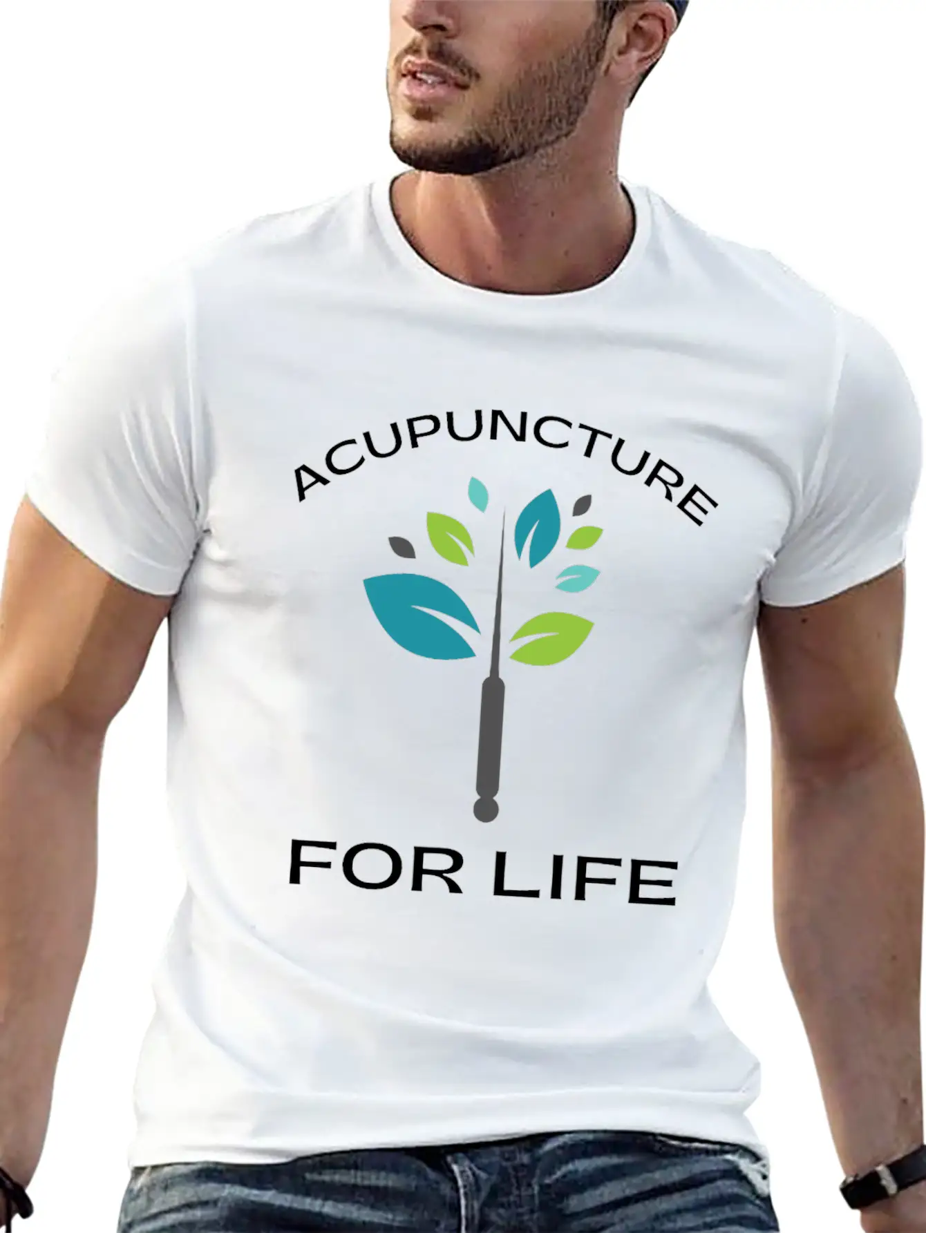 Acupuncturist Acupuncture Alternative Medicine Breathable Soft Cotton T-Shirt – Timeless Casual Look